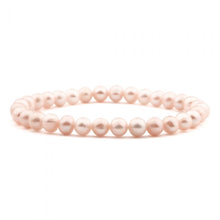 Load image into Gallery viewer, Pink Freshwater Pearl Stretch 18cm Stretch Bracelet