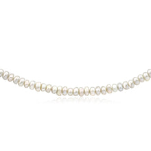 Load image into Gallery viewer, White Freshwater Clasp Pearl Necklace