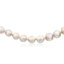 Load image into Gallery viewer, Meiko&#39; Sterling Silver 13mm White Baroque Pearl 45cm Necklace