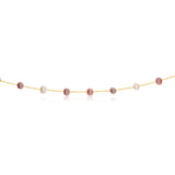 14ct Yellow Gold Mixed Colour Freshwater Pearl 45cm Necklace