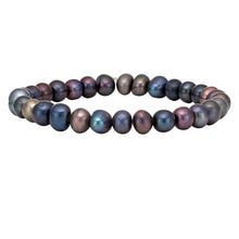 Load image into Gallery viewer, Grey 6-7mm Freshwater Pearl Bracelet