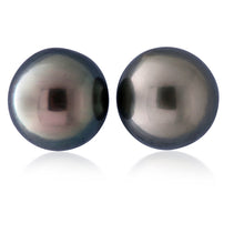 Load image into Gallery viewer, Sterling Silver Tahitian South Sea Pearl approx 9-10mm Studs
