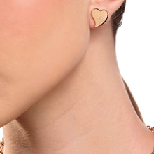 Load image into Gallery viewer, Guess Gold Plated Love Hearts Stud Earrings