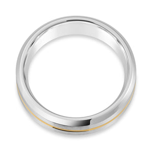 Stainless Steel Gents Brush Patterned Ring