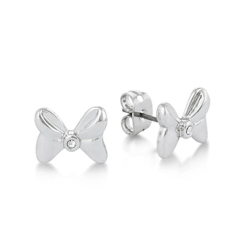 Couture Kingdom Disney Minnie Mouse Crystal Bow Stud Earrings
