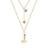Couture Kingdom Disney Beauty and the Beast Enchanted Rose Necklace
