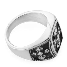 Load image into Gallery viewer, Stainless Steel Cross Ring