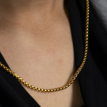 Load image into Gallery viewer, Stainless Steel Gold Plated 55cm Box Chain