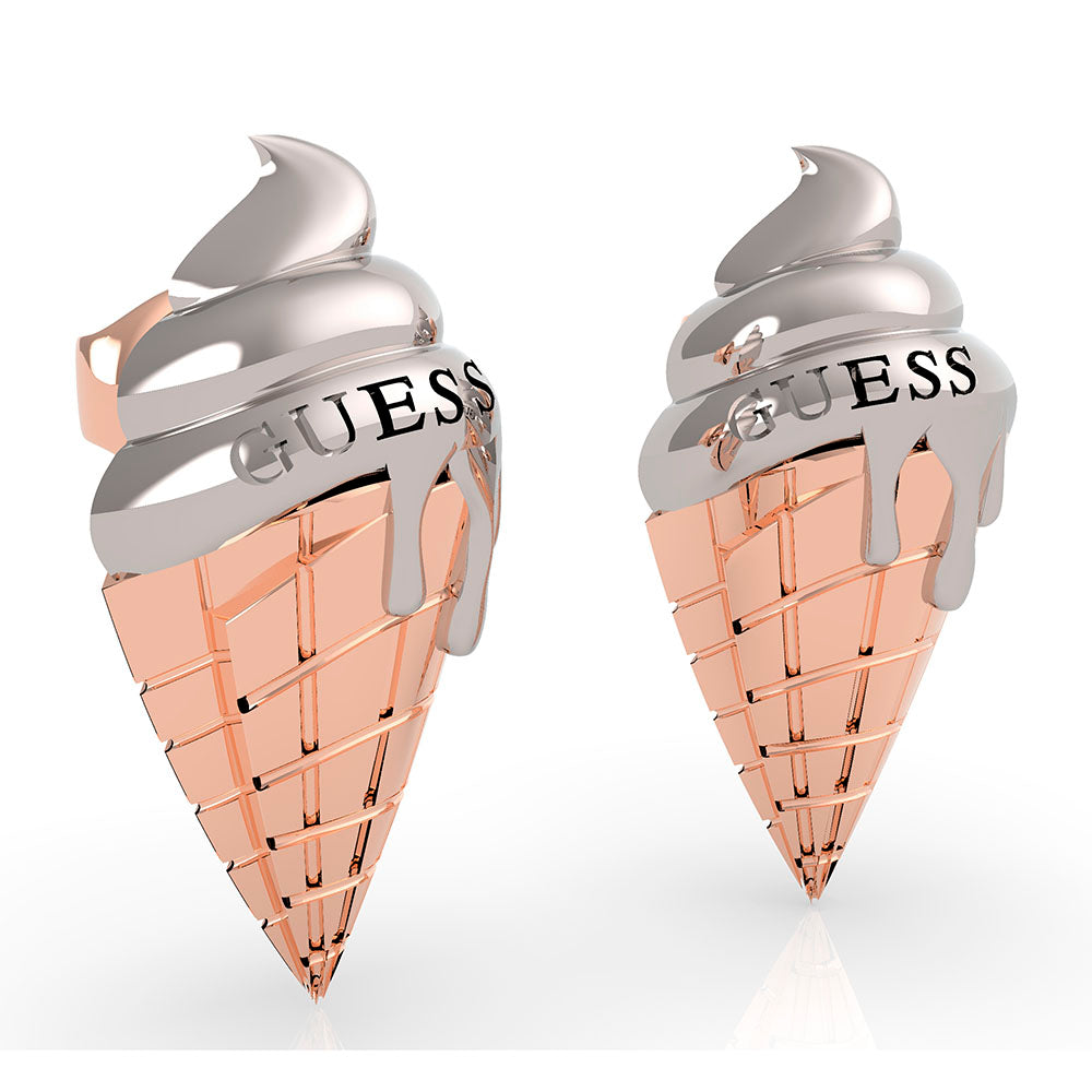 GUESS Pave Ice Cream Stud Earrings