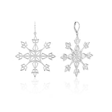 Load image into Gallery viewer, DISNEY Frozen II Snowflake Earrings