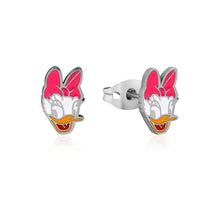 Load image into Gallery viewer, DISNEY Stainless Steel 11mm Animated Daisy Duck Stud Earrings