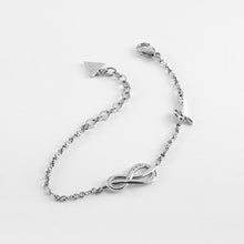 Load image into Gallery viewer, GUESS Pave Infinity Bracelet SST