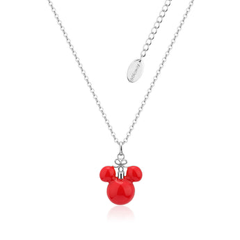 Couture Kingdom Disney Mickey Red Christmas Bauble Necklace on Chain
