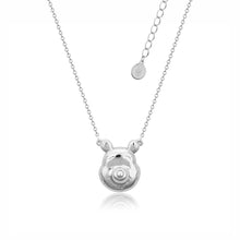 Load image into Gallery viewer, Disney White Gold Plated Winnie The Pooh Pendant On 45+7cm Chain