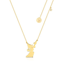 Load image into Gallery viewer, Disney Fantasia Gold Plated Mickey Reach For The Stars Pendant On 45+7cm Chain