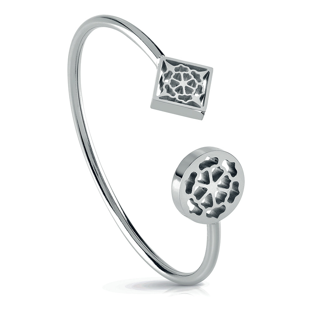 Guess Stainless Steel Peony Flexi Bangle